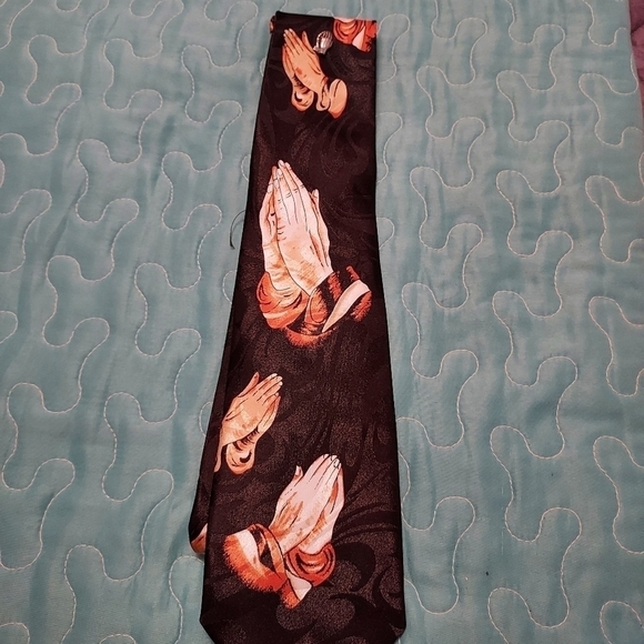 Two Ties mens Steven harris ,praying hand tie tac - Picture 10 of 12